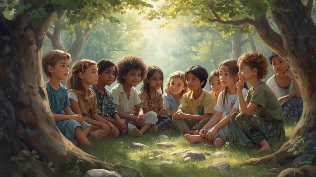 sabiduría de los niños de la nueva tierra