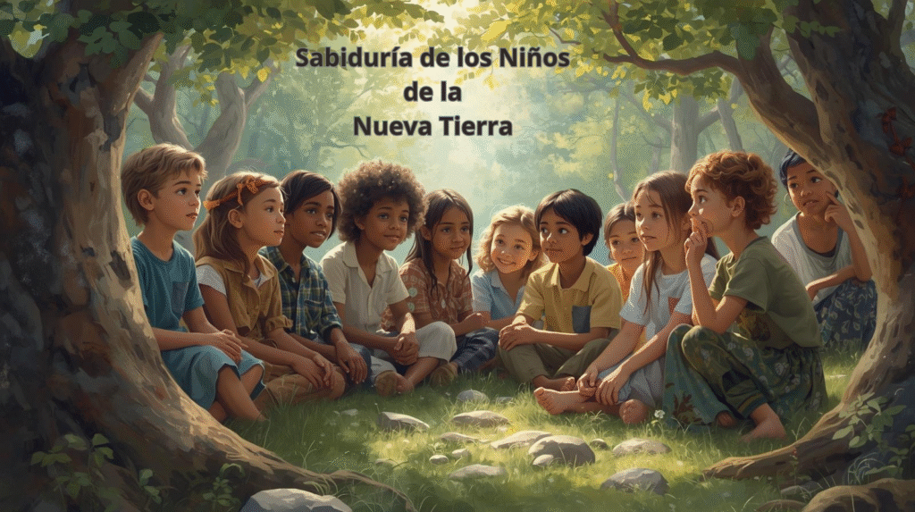 sabiduría de los niños de la nueva tierra